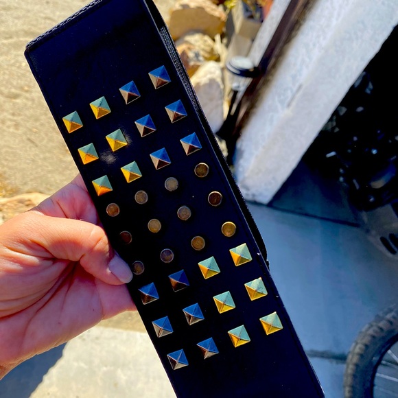 studded dress waist belt - Picture 1 of 4